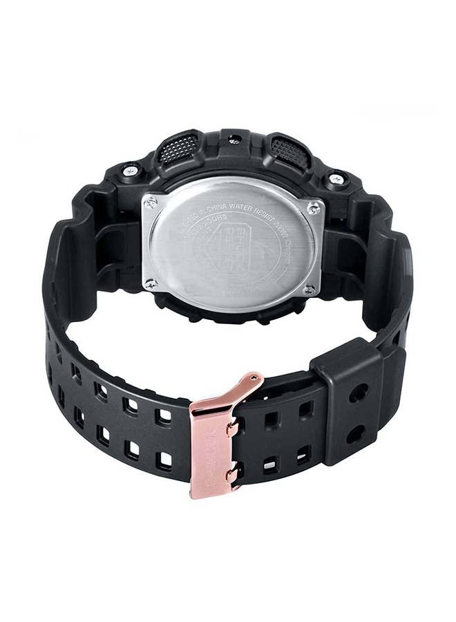 جي شوك ساعة يد بعقارب وسوار من المطاط طراز GA-100MMC-1ADR men - Image 2