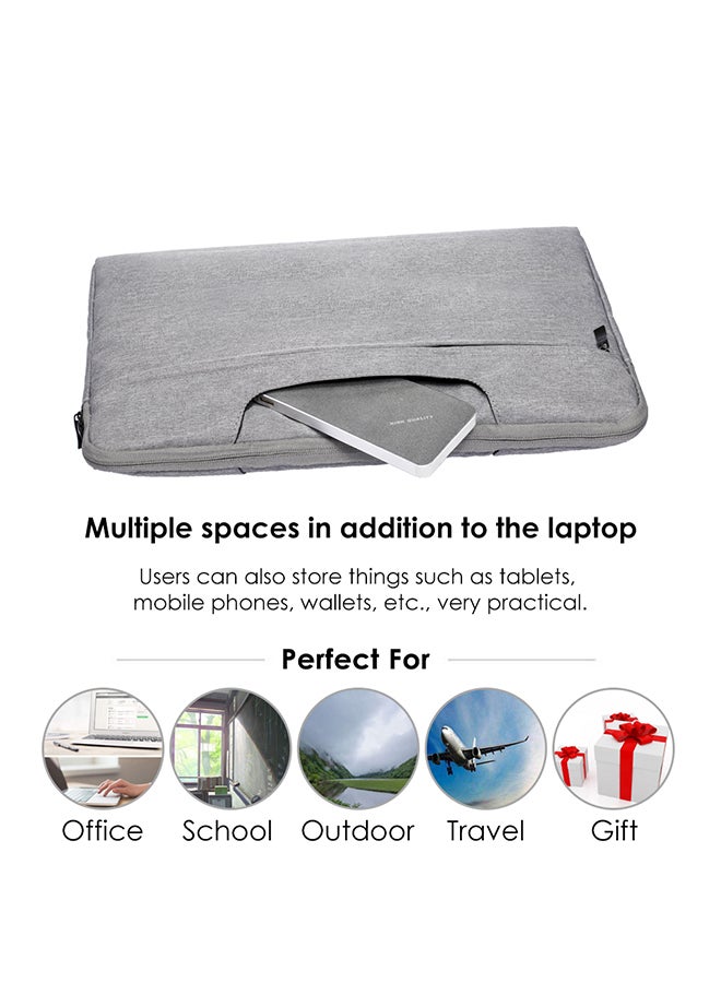 Protective Laptop Sleeve For MacBook Air 13 Pro Retina Light Grey - Image 4