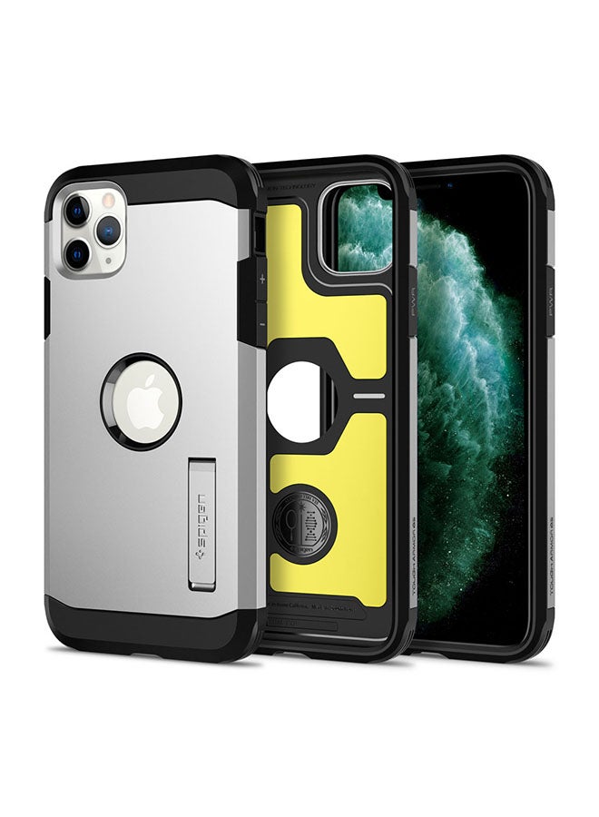 Spigen iPhone 11 Pro Tough Armor XP cover / case with Extreme Impact Foam Satin Silver - Image 1