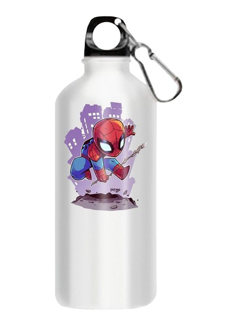 Spiderman Printed Water Bottle Multicolour