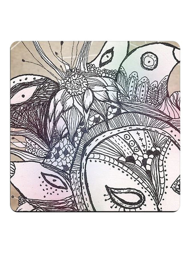 Generic - Unique Design Printed Coaster Multicolour 9x9cm - Image 1
