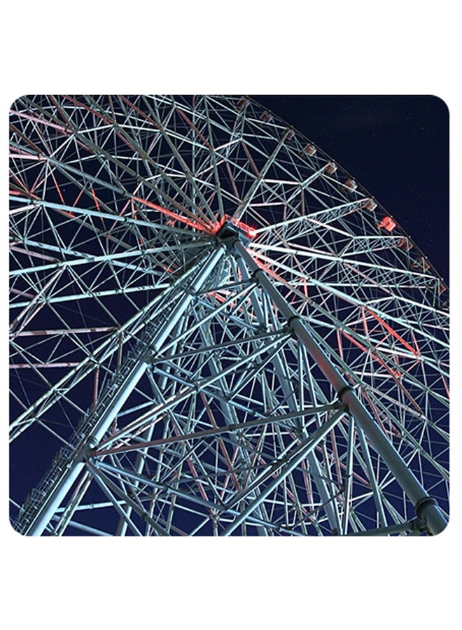 Generic - Printed Wooden Coaster Multicolour - Image 1
