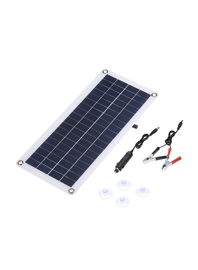 Generic Dual Output Solar Power Energy Charging Panel White  - Image 2
