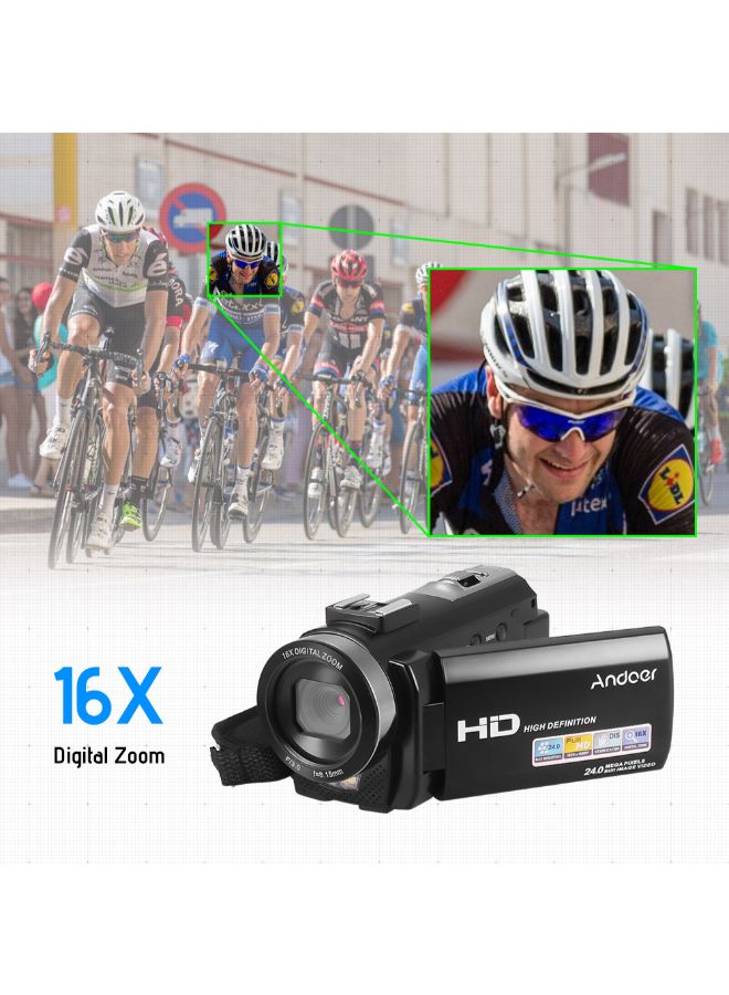 أندوير كاميرا فيديو HDV-201LM رقمية بدقة عالية الوضوح 1080P مع إكسسوارات  - Image 4