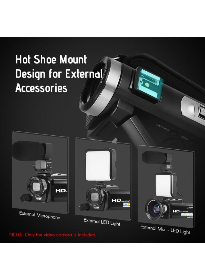أندوير كاميرا فيديو HDV-201LM رقمية بدقة عالية الوضوح 1080P مع إكسسوارات  - Image 5