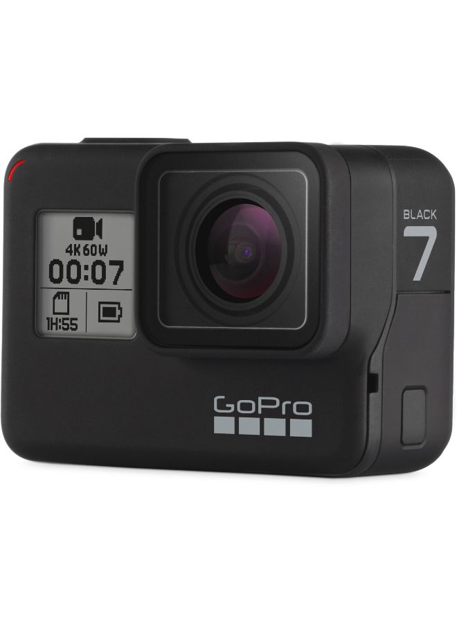 Hero7 Sports Digital Action Camera Black with 12MP, 4K60/1080p240 video resolution  8x Slo-Mo Wi-Fi + Bluetooth GPS Enabled Water Resistant