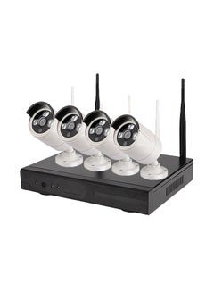 4-Piece Four Channel Wireless IP Camera With NVR Kit