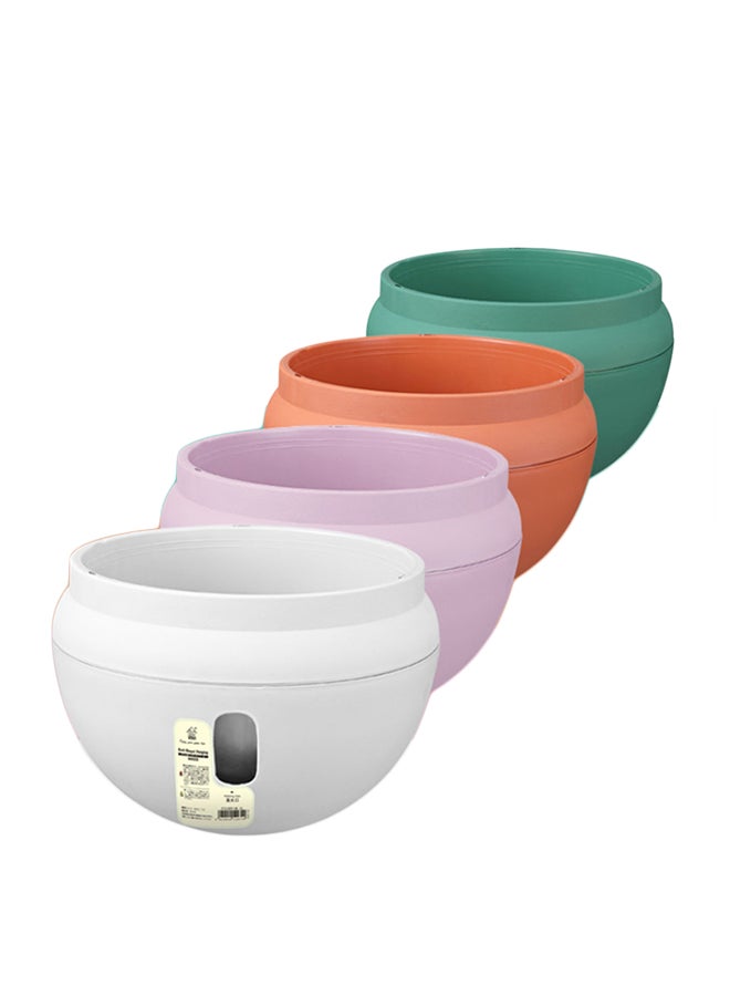 أصيص زهور من البلاستيك بسلسلة للتعليق متعدد الألوان 23.2 x 15.7Ø³Ù†ØªÙŠÙ…ØªØ± - Image 1