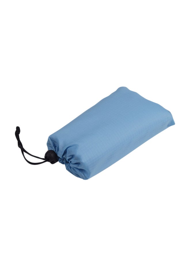Generic Foldable Nylon Picnic Mat Blue 15x10x7cm 