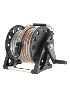 Claber Hose Reel Aquapony Kit Black/Grey/Orange 