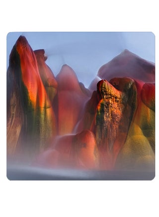 Unique Design Printed Coaster Multicolour 9x9cm - v1569820658/N30372228A_1