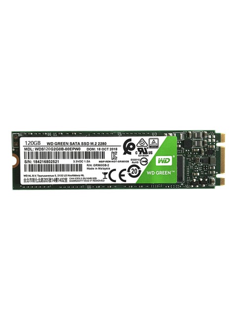 SATA SSD M.2 2280 Solid State Drive WDS120G2G0B Green