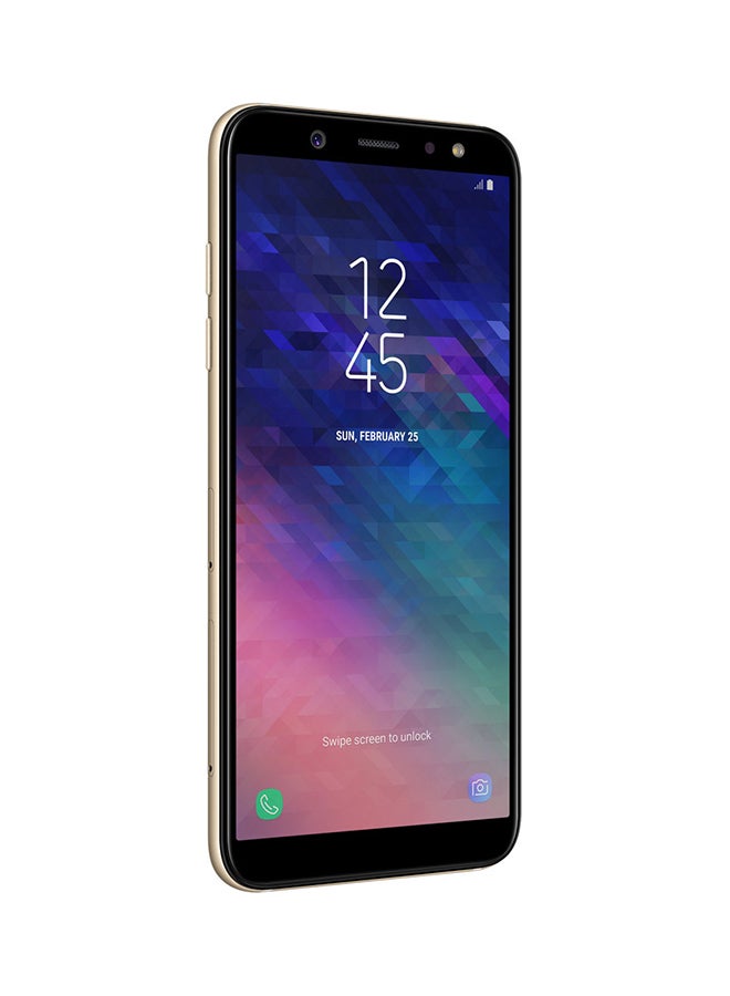 Samsung - Galaxy A6 (2018) Dual SIM Gold 4GB RAM 64GB 4G LTE - Image 1