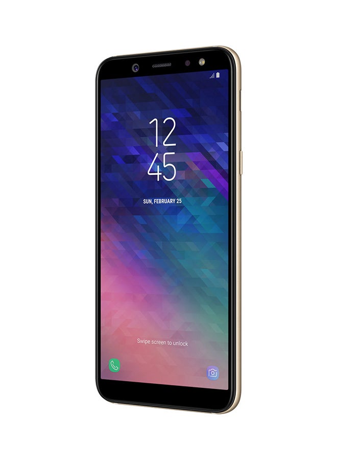 Samsung - Galaxy A6 (2018) Dual SIM Gold 4GB RAM 64GB 4G LTE - Image 1