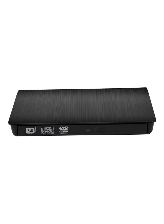 USB Pop-Up External DVD-RW Portable Drive C8992 Black - Image 2