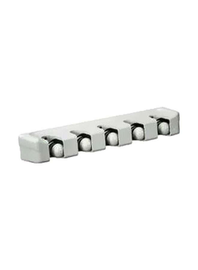 Plastic Mop And Broom Holder Grey 41x6x8cm  - Image 1