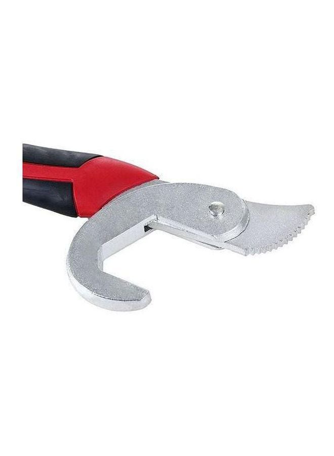 2-Piece Multi-Functional Snap N Grip Adjustable Wrench Red/Black/Silver - Image 5