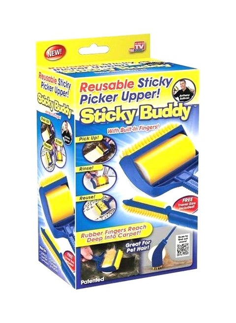 Sticky Buddy Reusable Picker Yellow/Blue