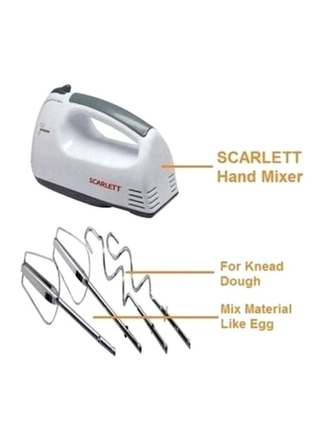 Electric Hand Mixer With 4 Attachment HE-133 White/Grey/Silver - v1569831191/N30448277A_2