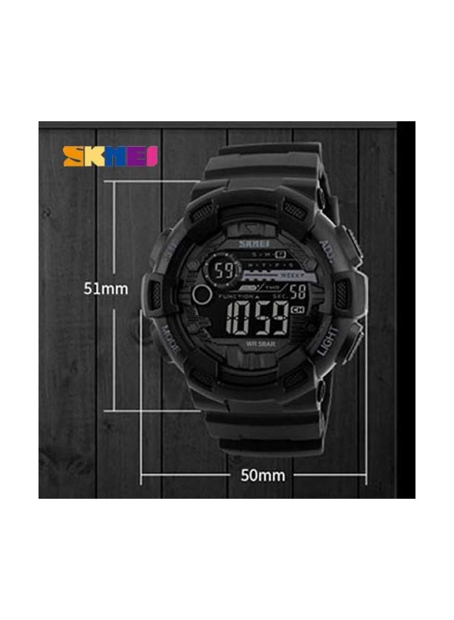 men Water Resistant Digital Watch 1243 - v1569840103/N30449420A_4