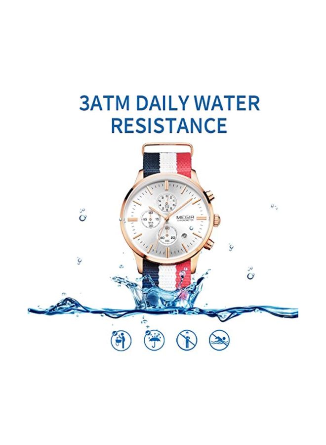 ميجر ساعة يد كرونوغراف مقاومة للماء طراز SL2011 men - Image 4