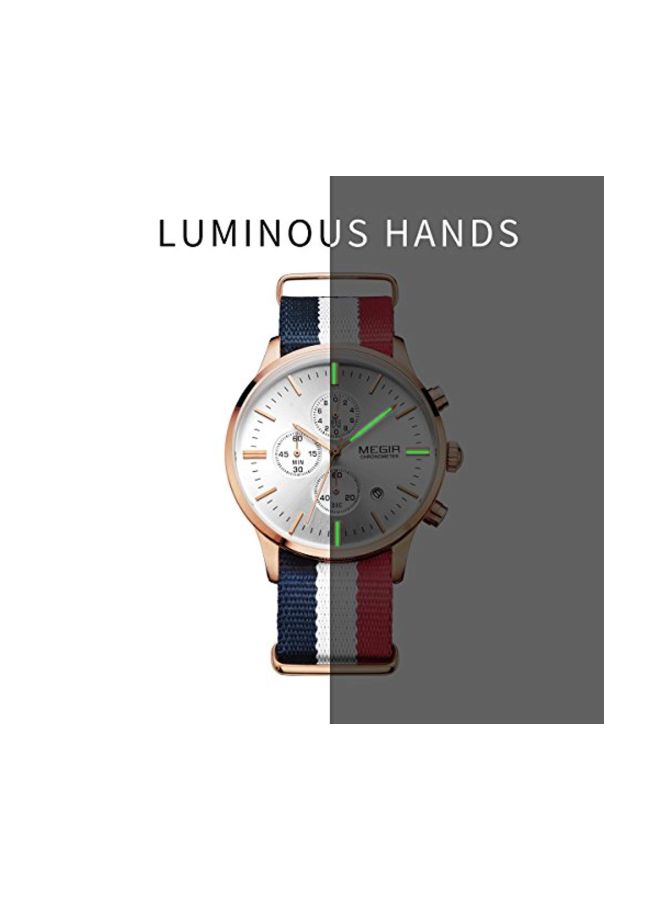 ميجر ساعة يد كرونوغراف مقاومة للماء طراز SL2011 men - Image 5