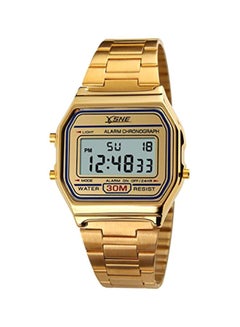 Waterproof Stainless Steel Electronic Watch 1123 - 33 mm - Gold