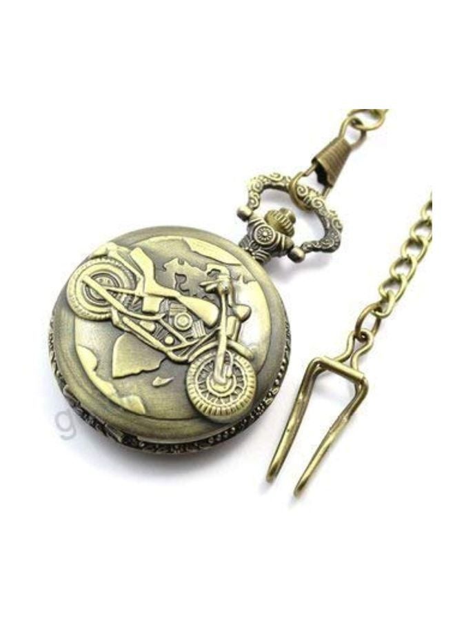 ArtisanOwl - Biker Style Analog Pocket Watch Artisan002 - Image 1