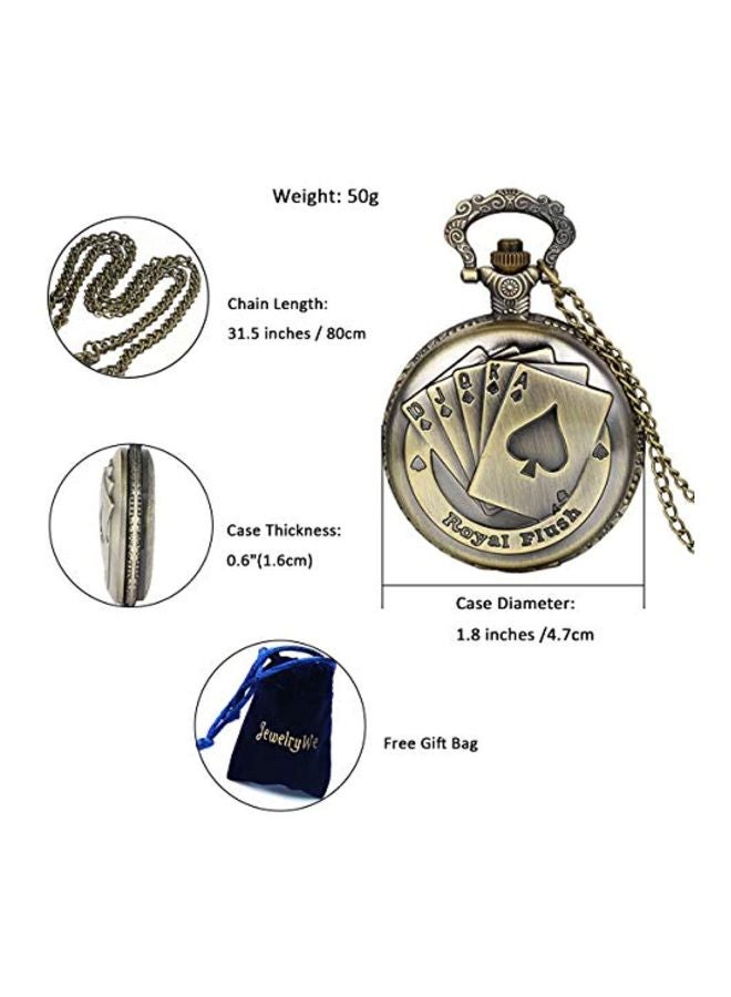 Men's Waterproof Analog Pocket Watch
