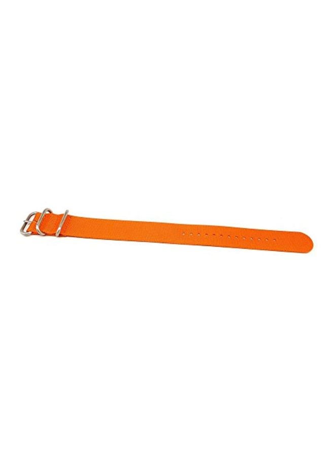 DaLuca - Men's Ballistic Nylon Military Watch Strap NATO-ONE-NYLN-ORNG-MTTE-26 - Image 1