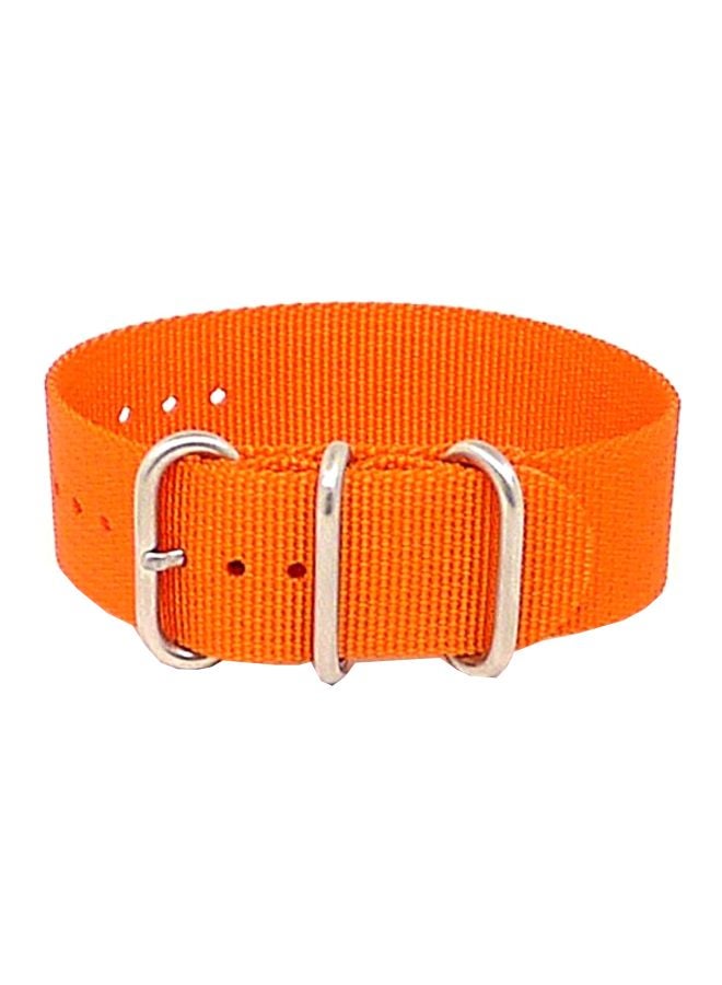 DaLuca - Men's Ballistic Nylon Military Watch Strap NATO-ONE-NYLN-ORNG-MTTE-26 - Image 1