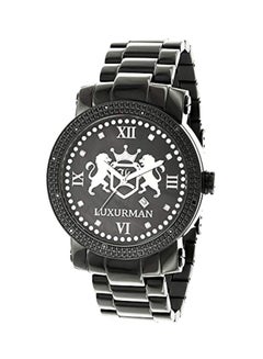 men Diamond Studded Analog Watch 2660 - 49 mm - Black