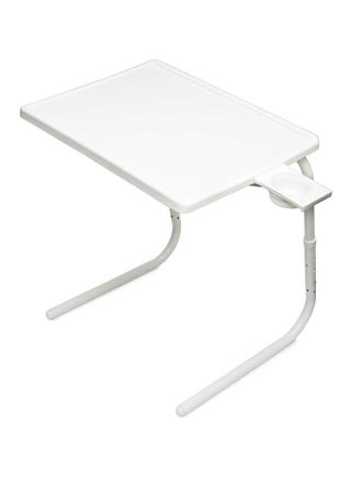 Table Mate II With Built-In Cup Holder White/Silver - v1569850086/N30448044A_1