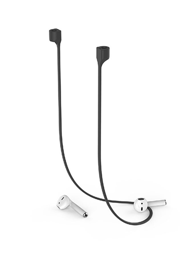 PROMATE - Sporty Magnetic Neckband Strap For Apple AirPods And AirPods2 Black - Image 1