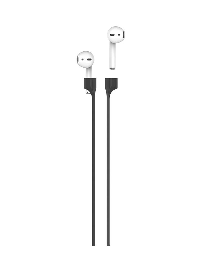 PROMATE - Sporty Magnetic Neckband Strap For Apple AirPods And AirPods2 Black - Image 1