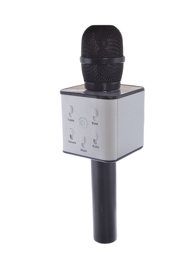 ميكروفون كاريوكي لاسلكي محمول Q7 Q7 أسود/ أبيض - Image 1