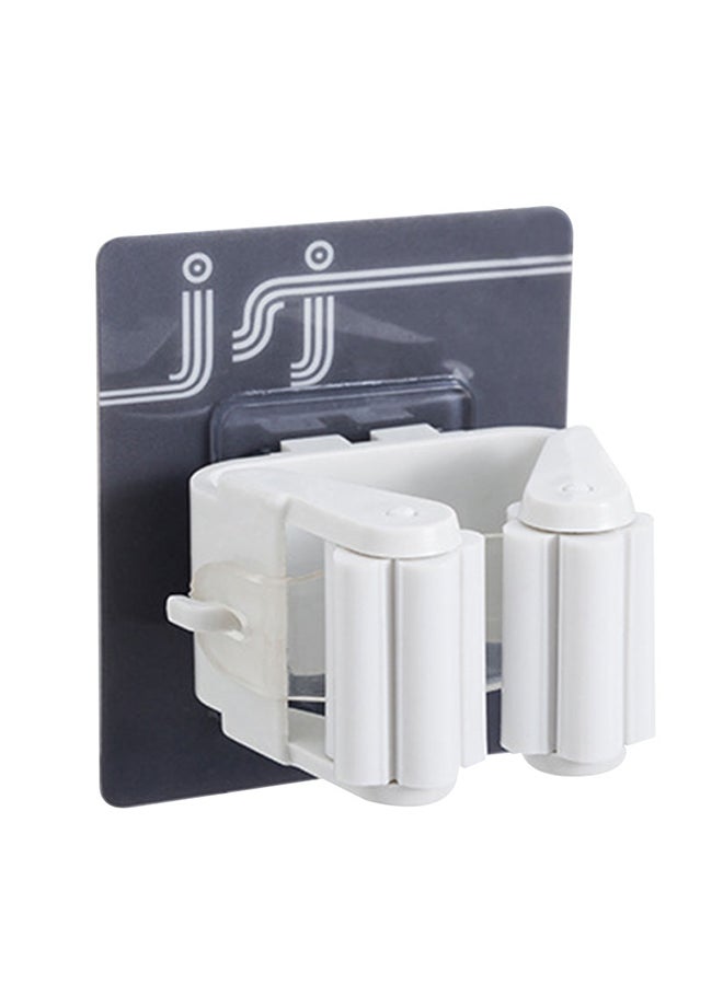 Wall Mounted Mop Holder White