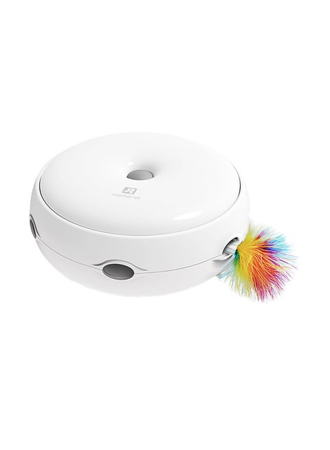 Interactive Smart Cat Teasing Toy White 21 x 8 x 18cm