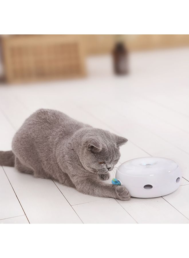 Generic - Interactive Smart Cat Teasing Toy White 21 x 8 x 18cm - Image 1