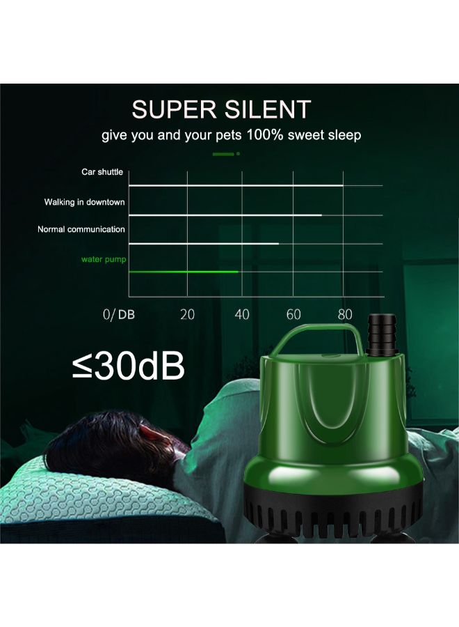 مضخة مياه كهربائية غاطسة لحوض الأسماك أخضر - Image 5