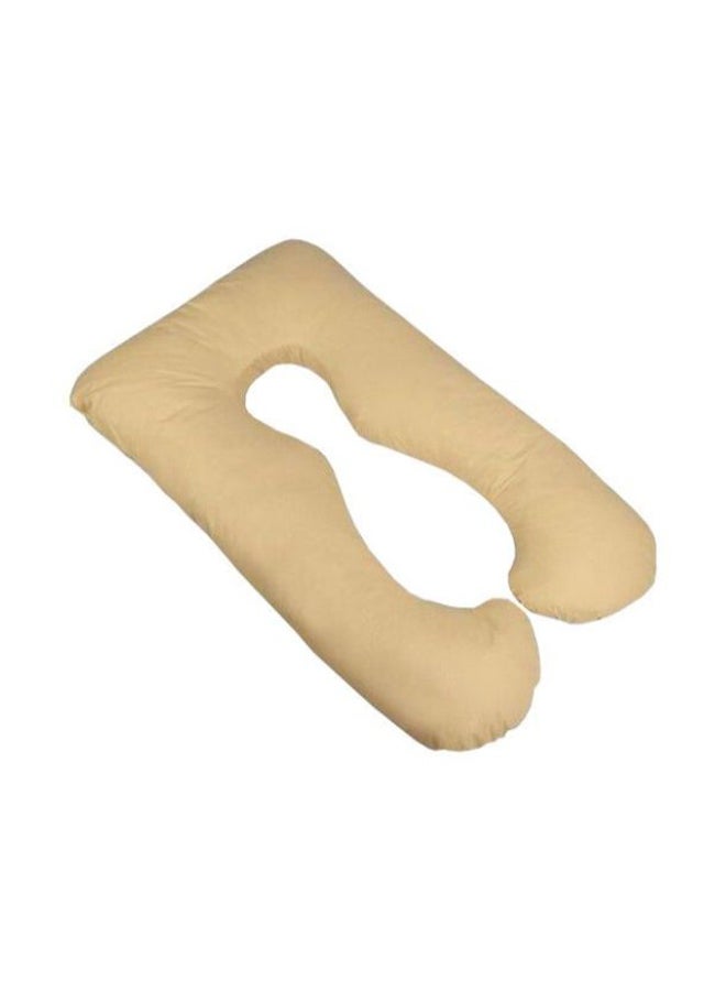 وسادة نوم محشوة بالقطن للحوامل 3 في 1 مايكروفايبر بيج 120 x 70سم