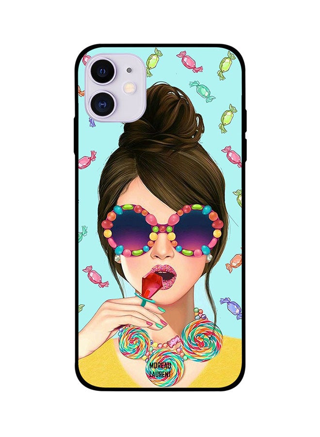 Moreau Laurent Protective Case Cover For Apple iPhone 11 Stylish Girl - Image 1