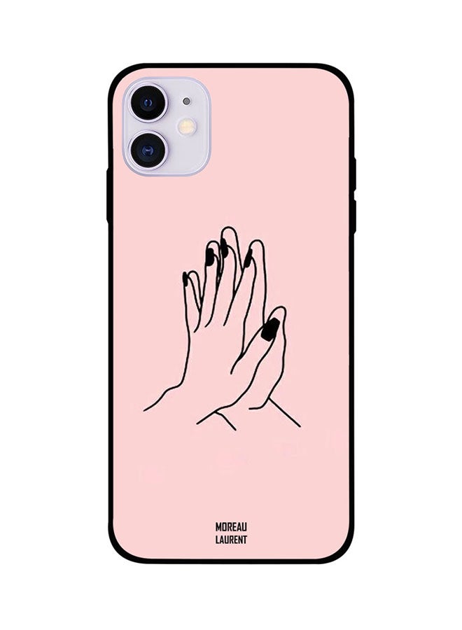 Moreau Laurent Protective Case Cover For Apple iPhone 11 Pink/Black