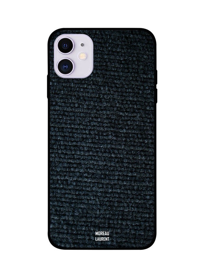 Moreau Laurent - Protective Case Cover For Apple iPhone 11 Black Wool Pattern - Image 1