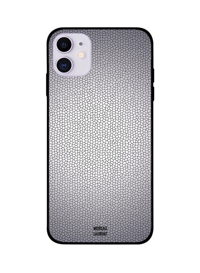 Moreau Laurent - Protective Case Cover For Apple iPhone 11 Cracks Grey Pattern - Image 1