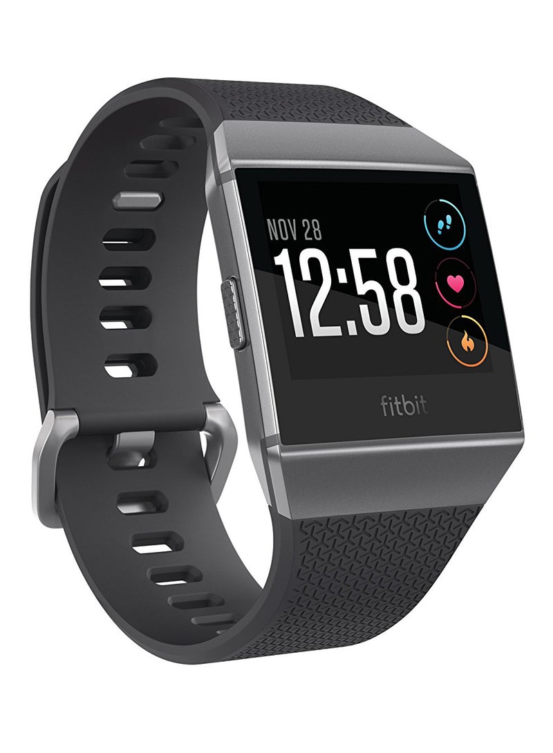 Fitbit - Ionic FB503GYBK Smartwatch Charcoal/Smoke Gray - Image 1