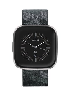 Fitbit Versa 2 Special Edition (NFC) Smartwatch Smoke Woven/Mist Grey Aluminum  - Image 3
