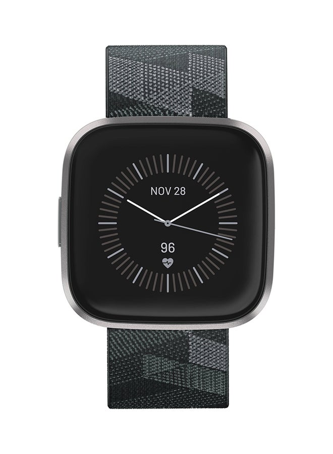Fitbit - Versa 2 Special Edition (NFC) Smartwatch Smoke Woven/Mist Grey Aluminum - Image 1