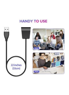 Generic USB Charging Cable For FITBIT Alta Hr Black/Silver  - Image 5