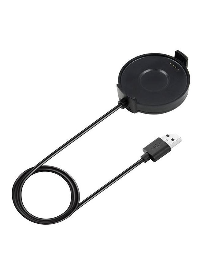 USB Charging Cable For Ticwatch Pro 1meter Black/Silver  - Image 1